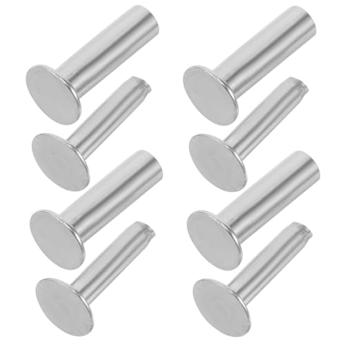 VINTORKY 4 Paar Messergriff Nieten Messergriff Befestigungsbolzen Edelstahl Befestigungselemente Messergriff DIY Niete Ersatznieten Set Für Messergriffe von VINTORKY