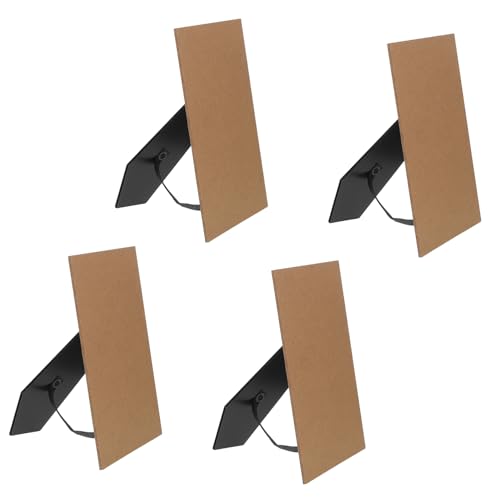 VINTORKY 4 Stück Bildrahmen Easel Back Ständer Schwarze Rückwand für Tischdisplay DIY Foto Unterstützung für Vertikale und Horizontale und von VINTORKY