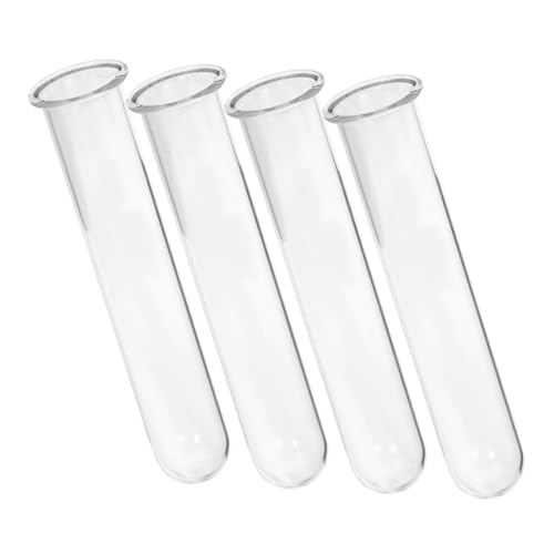VINTORKY 4 Stück Glas Propagationstuben Pflanzhalter für Hydrokultur Elegant Transparente Reagenzglasvase zum Pflanzenvermehren und Wanddekoration für Büro Wohnzimmer VINTORKY 4 Stück Glas Propagationstuben Pflanzhalter für Hydrokultur Elegant Transparente Reagenzglasvase zum Pflanzenvermehren und Wanddekoration für Büro Wohnzimmer von VINTORKY