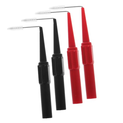 VINTORKY 4 Stück Präzise Teiliges Multimeter Prüfspitzen Set Robuste Nadel Sonde mit Winkel für Kfz Spannungsprüfer und Auto Tests Hitzebeständig Kompakt Tragbar VINTORKY 4 Stück Präzise Teiliges Multimeter Prüfspitzen Set Robuste Nadel Sonde mit Winkel für Kfz Spannungsprüfer und Auto Tests Hitzebeständig Kompakt Tragbar von VINTORKY
