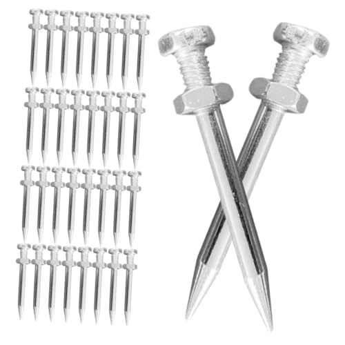 VINTORKY 40 Stück Rasenbelüfter Nagelschuhe aus Metall Spike Aerator Schuhe Nagelsohle für Gesunden Rasenbelüftung und Bodenlockerung im Garten und Gemüsebeet VINTORKY 40 Stück Rasenbelüfter Nagelschuhe aus Metall Spike Aerator Schuhe Nagelsohle für Gesunden Rasenbelüftung und Bodenlockerung im Garten und Gemüsebeet von VINTORKY