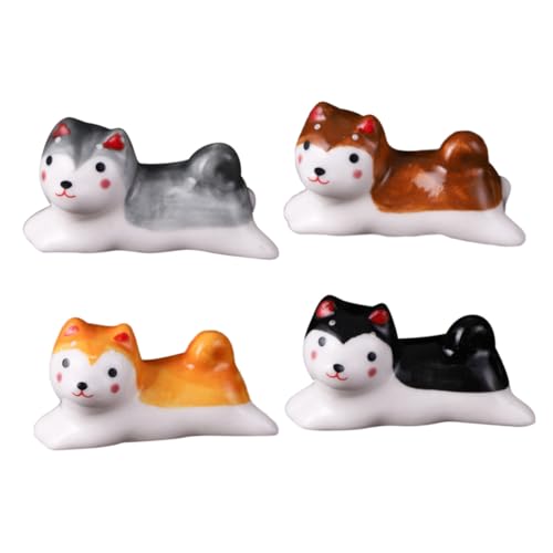 VINTORKY 4er Set Keramische Essstäbchenhalter Und öffelablage Im Cartoon Design Niedliche Shiba Inu Stäbchenständer Für Küche Und Tischdekoration Ideal Als VINTORKY 4er Set Keramische Essstäbchenhalter Und öffelablage Im Cartoon Design Niedliche Shiba Inu Stäbchenständer Für Küche Und Tischdekoration Ideal Als von VINTORKY