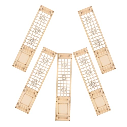 VINTORKY 5 Stück Miniaturer Raumteiler Teiliges Authentisches Chinesisches Design für Puppenhaus Dekoration für Miniaturmöbel und Accessoires VINTORKY 5 Stück Miniaturer Raumteiler Teiliges Authentisches Chinesisches Design für Puppenhaus Dekoration für Miniaturmöbel und Accessoires von VINTORKY