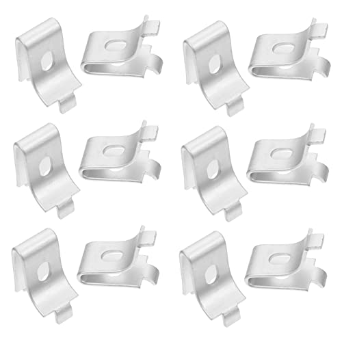 VINTORKY 50 Stück Aluminium Alloy Adjustable Shelf Support Clips Robuste Fixierung für und Bücherregale Korrosionsbeständig und Langlebig Effektiver Halt für Ihre Gegenstände von VINTORKY