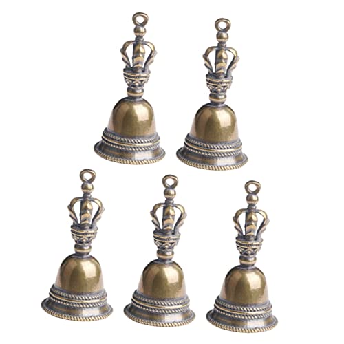VINTORKY 5stücke Tarot-handglocke Aus Messer Meditationsglocke Altarglocke Dekorative Glocke Für Rituale Vintage-Glocke Bastelglocke Hexen-metallglocke Altarzubehör Für Altar von VINTORKY