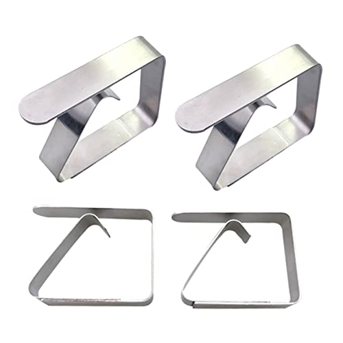 VINTORKY 6stücke Tischdeckenklammern Aus Edelstahl Für Tischdecken Verstellbar Geeignet Für Tischstärken Langlebig Für Home Party Picknick Und Camping von VINTORKY