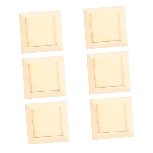 VINTORKY 6 Stück DIY Holz Bilderrahmen Kiefernholz Fotorahmen für Basteln Malprojekte für Kreative DIY Ideen Feinmotorik VINTORKY 6 Stück DIY Holz Bilderrahmen Kiefernholz Fotorahmen für Basteln Malprojekte für Kreative DIY Ideen Feinmotorik von VINTORKY