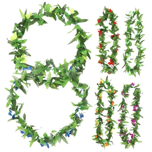 VINTORKY 6 Stück Teiliges Hawaii Blumen Lei aus Bunte Tropische Girlanden für Luau Party Strandfest Sommer Hochzeit Erwachsenen Hawaiikette Wiederverwendbar VINTORKY 6 Stück Teiliges Hawaii Blumen Lei aus Bunte Tropische Girlanden für Luau Party Strandfest Sommer Hochzeit Erwachsenen Hawaiikette Wiederverwendbar von VINTORKY