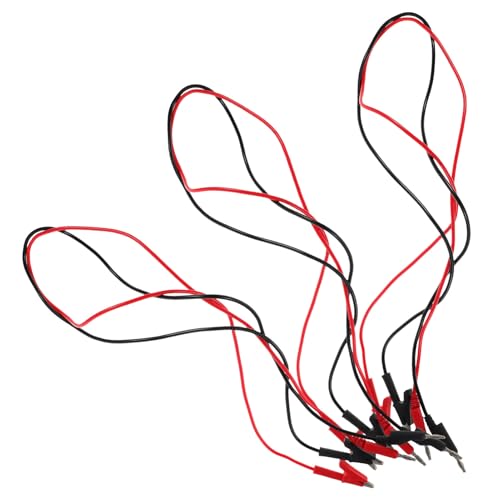 VINTORKY 6 Stück Teiliges Prüfkabel Bananensteckern und Krokodilklemmen Stabiles Spannungsreguliertes Labornetzgerät kabel für Präzise Stromversorgung und Vielseitige Elektronische Geräte von VINTORKY