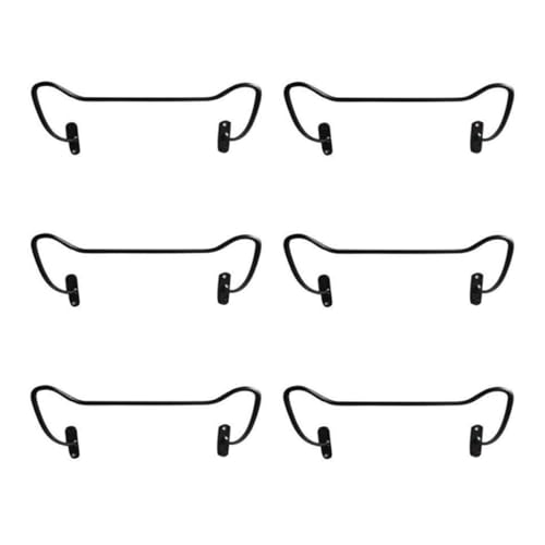VINTORKY 6-teiliges Weinregal-Set Aus Eisen An Der Montierte Rotweinflaschenhalter Weinregalschrank Mit Einzigartigem Design Stabile Weinpräsentationshalter von VINTORKY