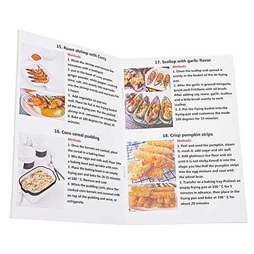 VINTORKY Air Fryer Rezeptbuch Einfache Heiße Luft Frittierrezepte für Köstliche Desserts Leicht zu Verwenden für Heißluftfritteusen mit Praktischen Ernährungshinweisen von VINTORKY