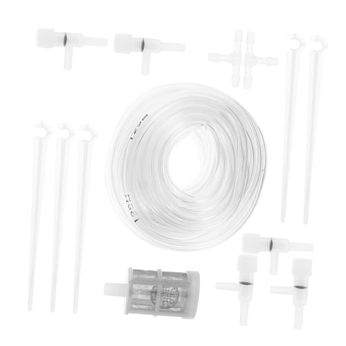 VINTORKY Automatisches Bewässerungssystem mit Ventil Transparentes Tropfbewässerungskit Einstellbar für Balkon Garten Topfpflanzen Bonsai Effiziente Pflanzenbewässerung von VINTORKY