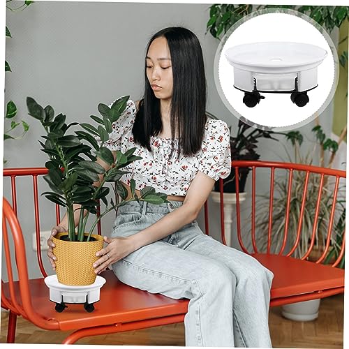 VINTORKY Blumentopf Rollenständer Kunststoff mit Bremsrädern Runder Pflanzenhalter für Garten Balkon Innen und Außenbereich Mobiler Übertopf Untersetzer für Bonsai und Zufällige Farbe VINTORKY Blumentopf Rollenständer Kunststoff mit Bremsrädern Runder Pflanzenhalter für Garten Balkon Innen und Außenbereich Mobiler Übertopf Untersetzer für Bonsai und Zufällige Farbe von VINTORKY