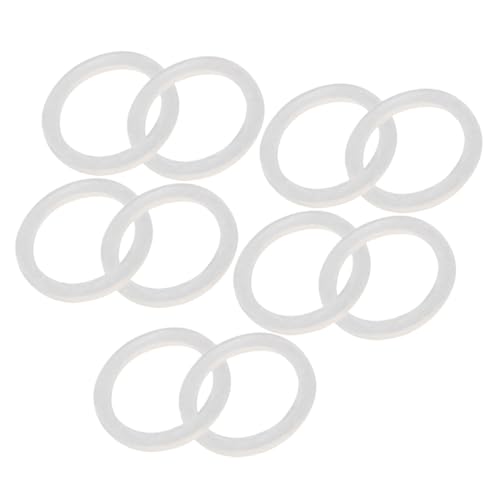 VINTORKY 10stücke Silikon-dichtungsringe Lebensmittelechte Silikon-gasket Für Einmachgläser Und Flaschen Installieren Für Küchenbedarf Und Vorratsbehälter Weiß VINTORKY 10stücke Silikon-dichtungsringe Lebensmittelechte Silikon-gasket Für Einmachgläser Und Flaschen Installieren Für Küchenbedarf Und Vorratsbehälter Weiß von VINTORKY