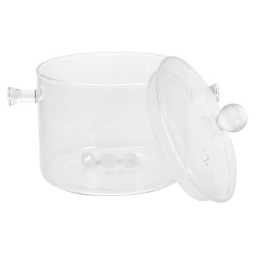 VINTORKY Doppelohr-eintopftopf Glasdeckel Zum Kochen Von Suppentöpfen Deckel Induktions-auflaufform Vielseitig Einsetzbar von VINTORKY