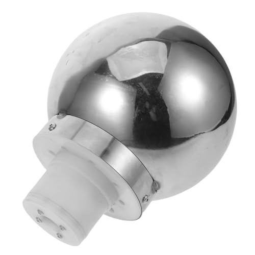 VINTORKY Edelstahl Flaggenmast Kugelkopf Drehbar Wetterfestes Flaggenmast Ersatz-Topper mit Stabilem Metallfinish für Zeremonien und Außendekoration VINTORKY Edelstahl Flaggenmast Kugelkopf Drehbar Wetterfestes Flaggenmast Ersatz-Topper mit Stabilem Metallfinish für Zeremonien und Außendekoration von VINTORKY