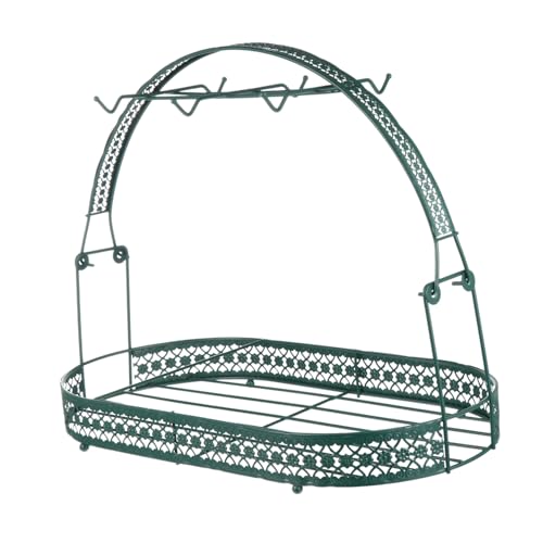 VINTORKY Edelstahl Kaffeetassenhalter in Grün Stabiles Tee Set Regal mit Abtropffunktion Vielseitiger Becherständer für Kaffee und Teegeschirr Rutschfest und Robust VINTORKY Edelstahl Kaffeetassenhalter in Grün Stabiles Tee Set Regal mit Abtropffunktion Vielseitiger Becherständer für Kaffee und Teegeschirr Rutschfest und Robust von VINTORKY