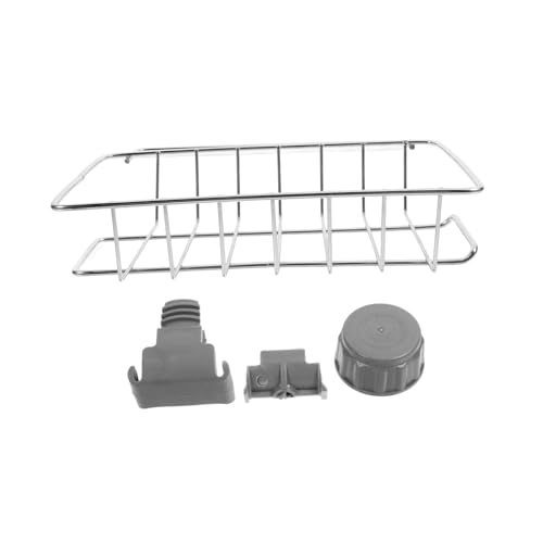 VINTORKY Edelstahl Schwammhalter Küchen Organizer aus PP Material Kompakt Rostfrei Wiederverwendbar Vielseitig für Küchenspüle und Schwammaufbewahrung von VINTORKY