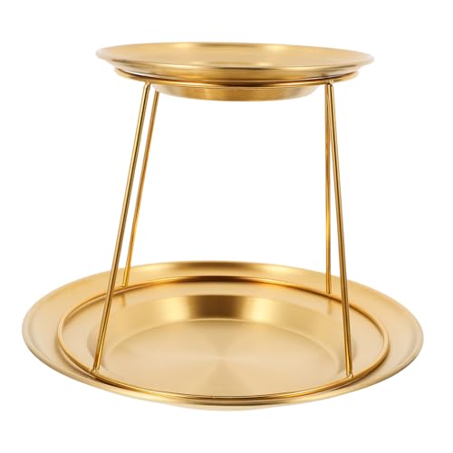 VINTORKY Etagere Aus Edelstahl Stöckig Für Meeresfrüchte Desserts Elegantes Buffetdisplay Rostfrei Einfach Zu Reinigen Für Partys Feiern von VINTORKY