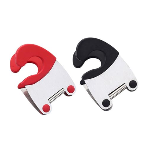 VINTORKY Flexibler Topf-/löffelhalter-Clip Edelstahl Suppentopf Feste Klammer Silikon Einzelklemme Für Utensilien Zufällige Farbe von VINTORKY