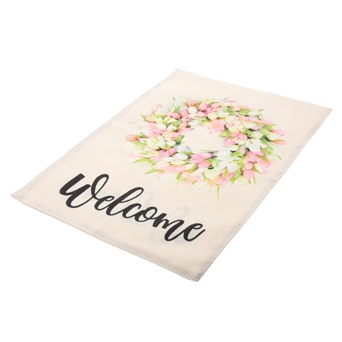 VINTORKY Frühling Sommer Gartenflagge Doppelseitig Willkommen Banner für Außenbereich Dekoration für Garten und Terrasse VINTORKY Frühling Sommer Gartenflagge Doppelseitig Willkommen Banner für Außenbereich Dekoration für Garten und Terrasse von VINTORKY