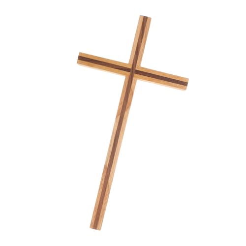 VINTORKY Hängendes Wandkreuz aus Holz Sorgfältig Gearbeitet Glatte Oberfläche Kleine Dekorative Kreuzanhänger Vintage Wanddeko für Taufe Hochzeit Weihnachten Stilvolle Kreuz Wanddekoration VINTORKY Hängendes Wandkreuz aus Holz Sorgfältig Gearbeitet Glatte Oberfläche Kleine Dekorative Kreuzanhänger Vintage Wanddeko für Taufe Hochzeit Weihnachten Stilvolle Kreuz Wanddekoration von VINTORKY