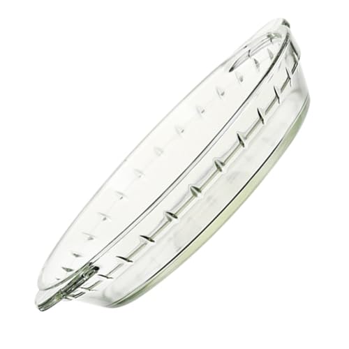 VINTORKY Hitzebeständige Transparente Glasplatte Mikrowellen Ofenfest für Servieren Dämpfen und Kochen von Fisch Pizza Steak Praktisches Küchen backgeschirr ohne Verpackung VINTORKY Hitzebeständige Transparente Glasplatte Mikrowellen Ofenfest für Servieren Dämpfen und Kochen von Fisch Pizza Steak Praktisches Küchen backgeschirr ohne Verpackung von VINTORKY