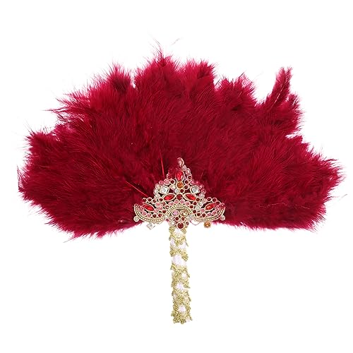 VINTORKY Hochzeits Dekorationsfächer mit Farbigen Strasssteinen Handgefertigter Leichter Handfächer mit Federbesatz Vielseitig für Braut Brautjungfern und Festliche Anlässe Geeignet VINTORKY Hochzeits Dekorationsfächer mit Farbigen Strasssteinen Handgefertigter Leichter Handfächer mit Federbesatz Vielseitig für Braut Brautjungfern und Festliche Anlässe Geeignet von VINTORKY