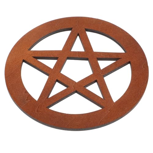 VINTORKY Hölzernes Pentagramm Für Altardekoration Für Yogamatte Und Religiöse Anbetung Zufällige Farbe VINTORKY Hölzernes Pentagramm Für Altardekoration Für Yogamatte Und Religiöse Anbetung Zufällige Farbe von VINTORKY