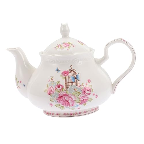VINTORKY Keramische Kaffeekanne mit Elegantem Design für Kaffee Milch und Teeservice Küchenzubehör für Gemütliche Abende Geeignet VINTORKY Keramische Kaffeekanne mit Elegantem Design für Kaffee Milch und Teeservice Küchenzubehör für Gemütliche Abende Geeignet von VINTORKY