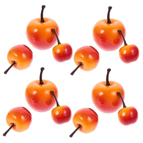 VINTORKY 20 Stücke Rot Mini Künstliche Obst Modelle Für Decor Party Requisiten Klassenzimmer Lehre von VINTORKY