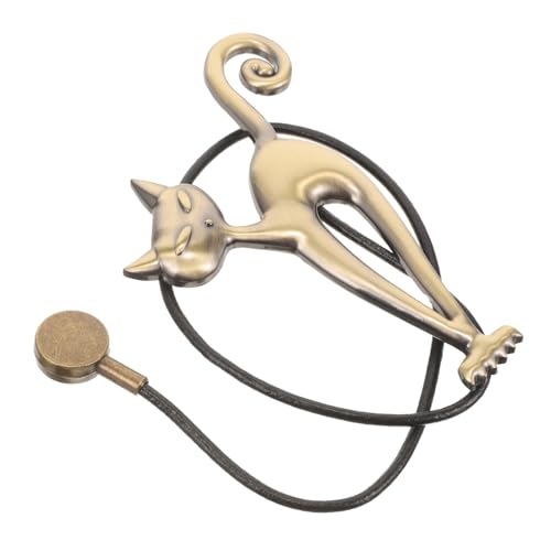 VINTORKY Magnetische Vorhang Raffhalter im Katzen-Design Robuste Metall Schnallen für Vorhänge Praktische und Stilvolle Vorhangzubehör für Wohnzimmer Küche von VINTORKY