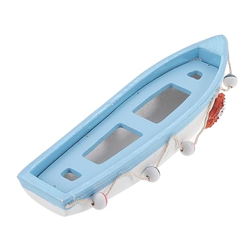 VINTORKY Mittelmeer Segelboot Spielzeug Holz Ornament Für Strand Home Office von VINTORKY