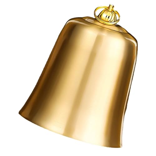 VINTORKY Hängende Glocke aus Messing Dekorative Metallglocke für Weihnachten Vintage Ornament für Zuhause Klein und Zart Einfache Wandmontage VINTORKY Hängende Glocke aus Messing Dekorative Metallglocke für Weihnachten Vintage Ornament für Zuhause Klein und Zart Einfache Wandmontage von VINTORKY