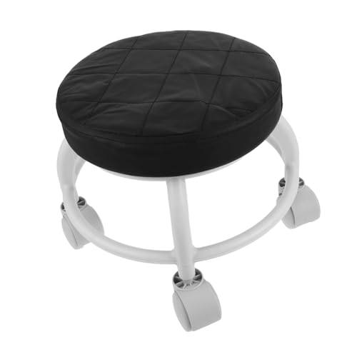 VINTORKY Ergonomische Runde Roll Hocker Tragbare Fuß Pflege Hocker Für Spa Salon Hohe von VINTORKY