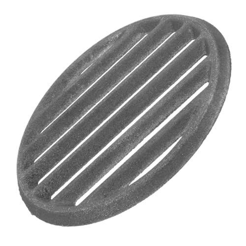 VINTORKY Runder Gusseisen Grillrost Strapazierfähiges Kohlerost für Feuerstellen Schnelles Aufheizen Vielseitig für Camping und Familien Bbq Abnehmbar und Leicht zu Reinigen von VINTORKY