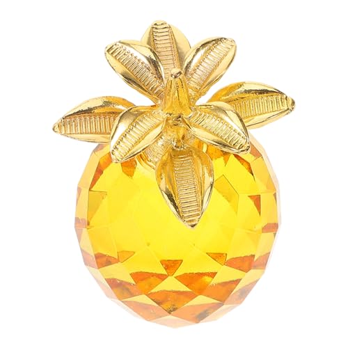 VINTORKY Schicke Ananas Dekoration Kleines Obstmodell für Schreibtisch und Wohnzimmer Tischdeko Hochwertigem als für Ananasliebhaber von VINTORKY