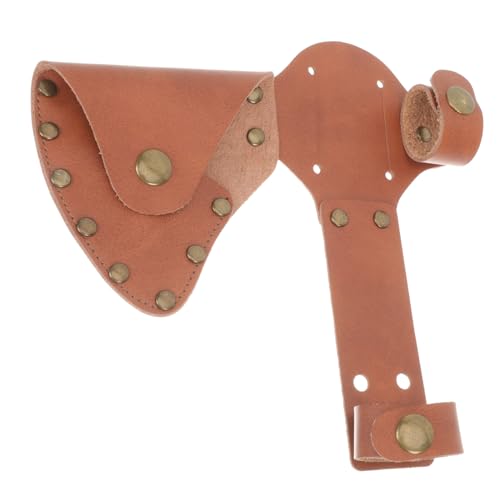 VINTORKY Schutzhülle für Axt Lederschale mit Druckknopf Outdoor Schutz für Camping Jagd Wandern Gürtelhalterung VINTORKY Schutzhülle für Axt Lederschale mit Druckknopf Outdoor Schutz für Camping Jagd Wandern Gürtelhalterung von VINTORKY