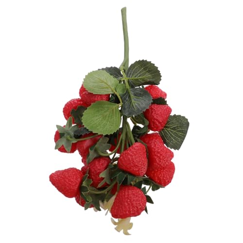 VINTORKY Künstliche Erdbeeren Rot Gefälschte Erdbeeren Modell Künstliche Stechpalmenbeeren Rot Für Obstpräsentationen Weindekor Kranz Oder Girlandenherstellung Wohndeko Beeren Grüne VINTORKY Künstliche Erdbeeren Rot Gefälschte Erdbeeren Modell Künstliche Stechpalmenbeeren Rot Für Obstpräsentationen Weindekor Kranz Oder Girlandenherstellung Wohndeko Beeren Grüne von VINTORKY
