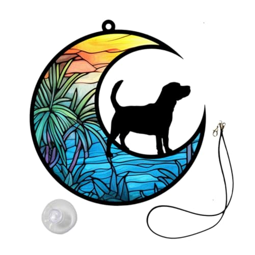 VINTORKY Hund Erinnerung Acryl Pet Memorial Tag Dekorative Fenster Hängen Für Hund von VINTORKY