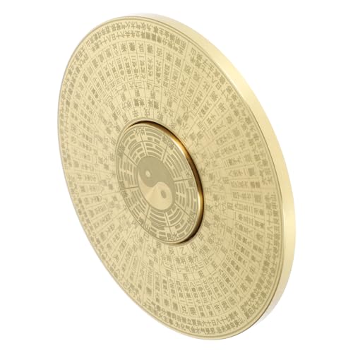 VINTORKY Traditioneller Chinesischer Kompass Aus Messing Chinesisches Diagramm-Handwerk Dekoratives Kompass-Spielzeug Für Heimdekoration Und Camping von VINTORKY