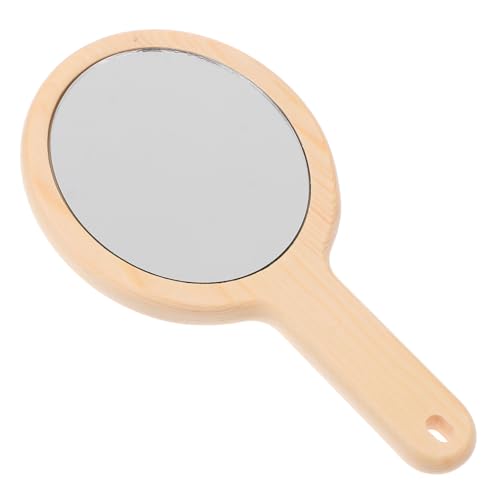 VINTORKY Tragbarer Handspiegel mit Holzgriff Kompakter Kosmetikspiegel Hochwertiger Handheld Schminkspiegel für Unterwegs Ergonomisches Design Bruchsicher und Klarer HD Spiegel für Damen VINTORKY Tragbarer Handspiegel mit Holzgriff Kompakter Kosmetikspiegel Hochwertiger Handheld Schminkspiegel für Unterwegs Ergonomisches Design Bruchsicher und Klarer HD Spiegel für Damen von VINTORKY