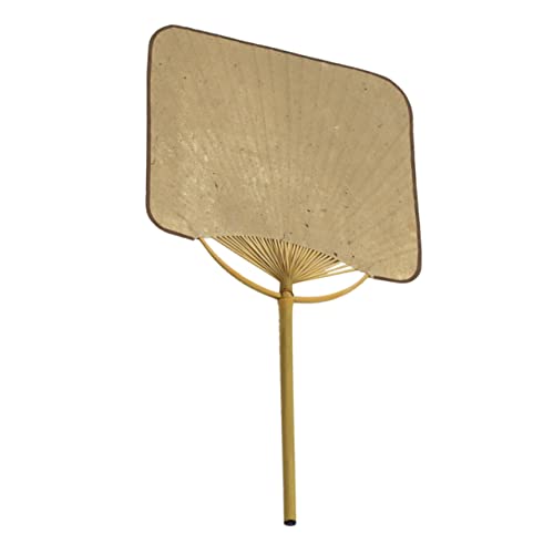 VINTORKY Vintage Chinesischer Bambus Handfächer aus Leichtem Papier Handgefertigter Quadratischer Fächer mit Retro Design Kompakt und Tragbar für Sommer Tanz Dekoration und Fotografie von VINTORKY