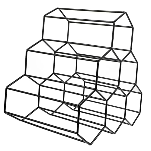 VINTORKY Wabenförmiges Freistehendes Weinregal aus Robustem Material Stapelbarer Flaschenhalter für Schaumweine Platzsparendes Design für Küche und Wohnzimmer Eleganter Weinflaschenständer VINTORKY Wabenförmiges Freistehendes Weinregal aus Robustem Material Stapelbarer Flaschenhalter für Schaumweine Platzsparendes Design für Küche und Wohnzimmer Eleganter Weinflaschenständer von VINTORKY