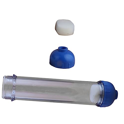 VINTORKY Wasserfilter Gehäuse Leere Transparente Flasche für DIY Filterfüllung Geeignet für Effektive Wasserfiltration Einfach Nachfüllbar und Langlebig für Trinkwasser und Aquarien von VINTORKY