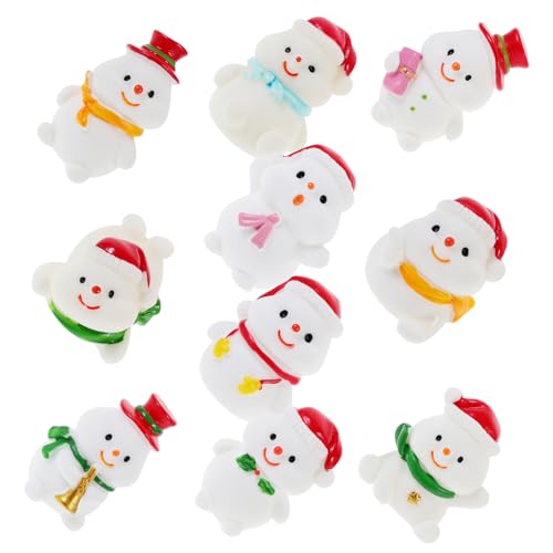 VINTORKY 10stücke Schneemann Figuren Aus Resin Adorable Weihnachtsdekoration Für Tisch Bonsai Und Mikrolandschaften Für Weihnachten Und Festliche Anlässe VINTORKY 10stücke Schneemann Figuren Aus Resin Adorable Weihnachtsdekoration Für Tisch Bonsai Und Mikrolandschaften Für Weihnachten Und Festliche Anlässe von VINTORKY