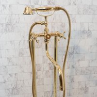 Freistehende Wannenfüller Freistehend Mit Handbrause von VINTOUCHFIXTURES