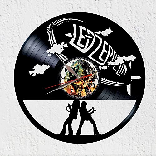 VINY WOODY Britische Rock-Gruppe, Schallplattenuhr, Vinyl-Wanddekoration, Musik, Hard Rock Blues Rock 70s von VINY WOODY