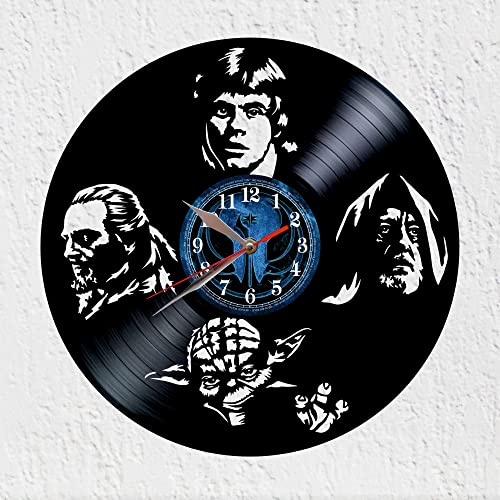 VINY WOODY The Light Side of The Force Jedi Caballeros Vinyl Disc Uhr von VINY WOODY