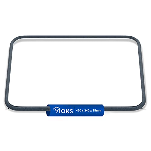 VIOKS Backofen Dichtung Rundum mit 4 Haken Ersatz für Bosch 00754066 754066 Backofen Dichtungsgummi - Ofen Dichtung Türdichtung Gummi - Backofendichtung für Neff Balay Constructa Siеmens Backofen von VIOKS